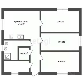 Продается 1-этажный дом, 96,5 м²
