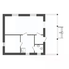 Продается 1-этажный дом, 52 м²