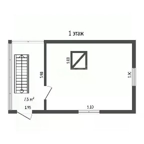 Продается 2-этажный дом, 50,8 м²