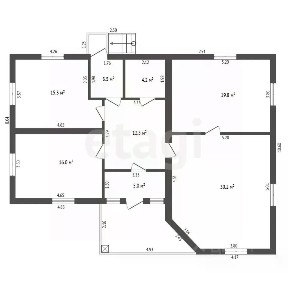Продается 1-этажный дом, 106,5 м²