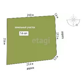 Продается 1-этажный дом, 120 м²