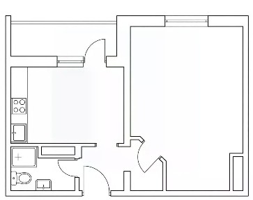Продается 1-комн. квартира, 30,8 м²