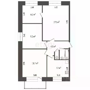 Продается 4-комн. квартира, 58,9 м²