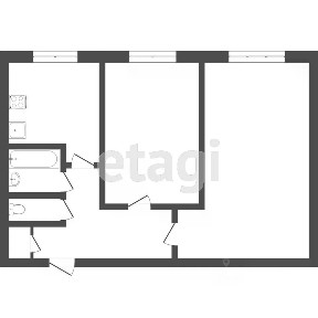 Продается 2-комн. квартира, 44,5 м²