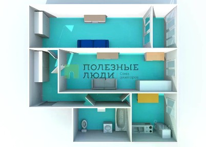 Продается 2-комн. квартира, 54 м²