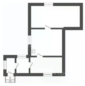 Продается 50% часть дома, 35 м²