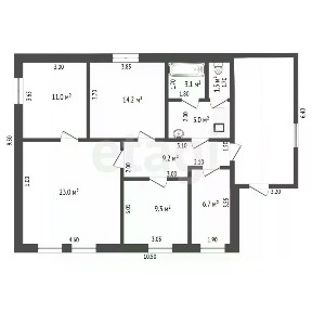 Продается 1-этажный дом, 100 м²