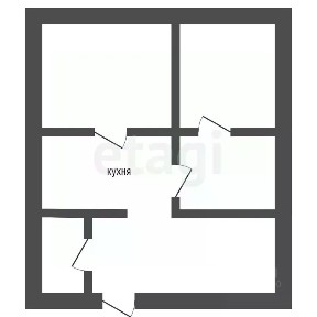 Продается 1-этажный дом, 53,3 м²