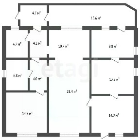 Продается 1-этажный дом, 142,3 м²