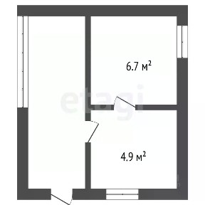 Продается 1-этажный дом, 11,6 м²