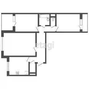 Продается 3-комн. квартира, 62,9 м²