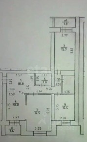 Продается 3-комн. квартира, 110 м²