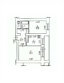 Продается 2-комн. квартира, 50,1 м²