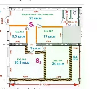 Сдается помещение свободного назначения, 117 м²