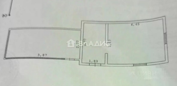 Продается 1-этажный дом, 41,4 м²