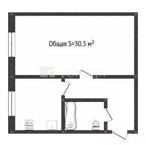 Сдается 1-комн. квартира, 30,5 м²