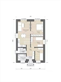 Продается 1-этажный дом, 82 м²