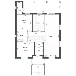 Продается 1-этажный дом, 86,5 м²