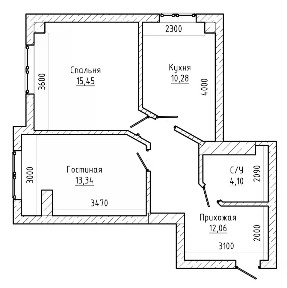 Продается 2-комн. квартира, 55,9 м²