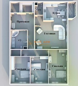 Продается 4-комн. квартира, 197,3 м²