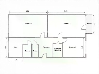 Продается 3-комн. квартира, 64,5 м²