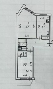 Продается 2-комн. квартира, 48 м²
