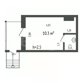 Продается офис, 11,9 м²
