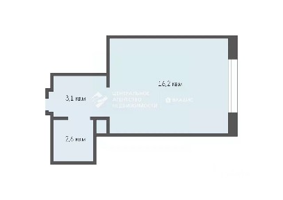 Продается студия, 21,88 м²