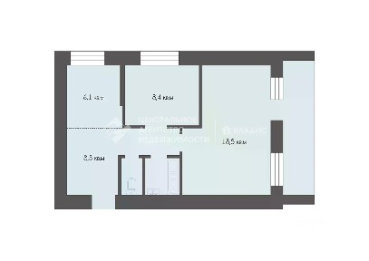 Продается 2-комн. квартира, 44,8 м²