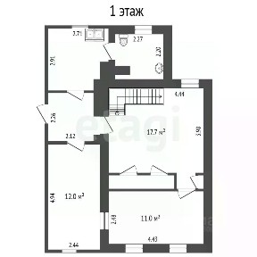 Продается 2-этажный дом, 79,6 м²