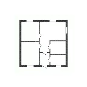 Продается 1-этажный дом, 64 м²