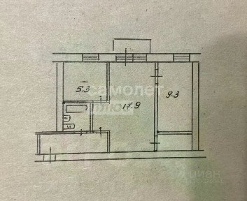 Продается 2-комн. квартира, 42,3 м²