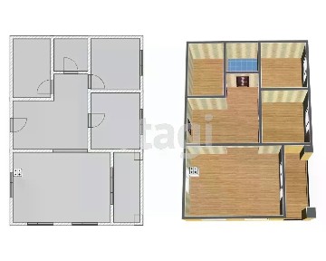 Продается 1-этажный дом, 90 м²