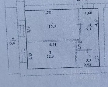 Сдается 1-комн. квартира, 44,1 м²