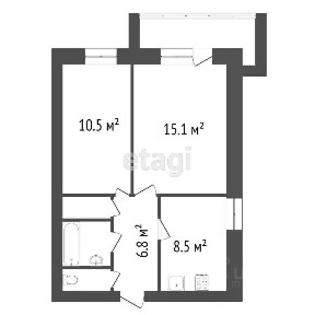 Продается 2-комн. квартира, 48 м²