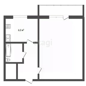 Продается 1-комн. квартира, 32,8 м²