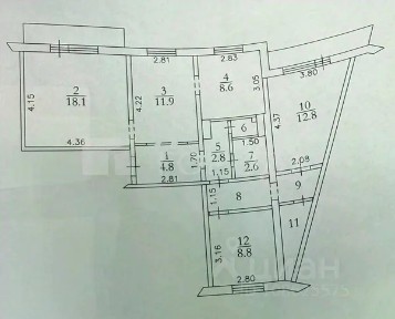 Продается 4-комн. квартира, 79,5 м²