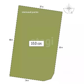 Продается участок, 10 сот.