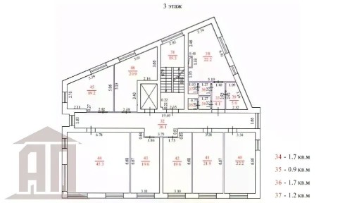 Сдается офис, 21 м²