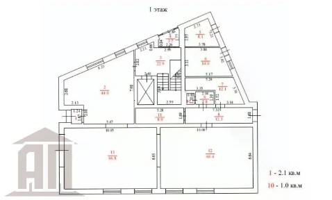 Сдается помещение свободного назначения, 158 м²