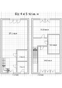 Продается 2-этажный таунхаус, 92 м²