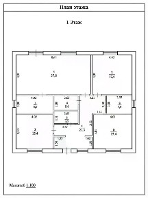 Продается 1-этажный дом, 127 м²