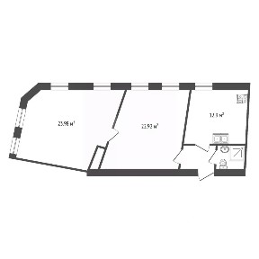 Продается 2-комн. квартира, 60 м²