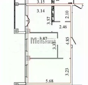 Продается 2-комн. квартира, 60 м²
