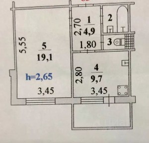 Продается 1-комн. квартира, 37,4 м²