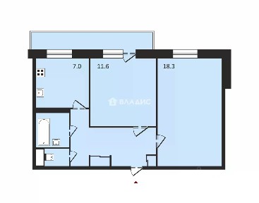 Продается 2-комн. квартира, 50 м²