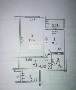 Продается 1-комн. квартира, 47,4 м²