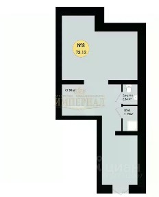 Продается помещение свободного назначения, 73,13 м²