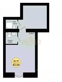 Продается помещение свободного назначения, 42,54 м²