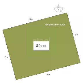Продается 2-этажный дом, 32 м²